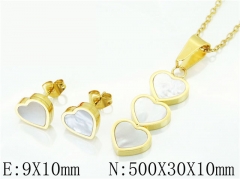 HY Wholesale Jewelry Sets 316L Stainless Steel Earrings Necklace Jewelry Set-HY59S2309HIE