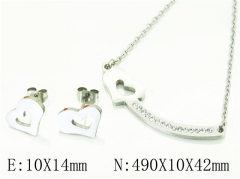 HY Wholesale Jewelry Sets 316L Stainless Steel Earrings Necklace Jewelry Set-HY12S1202LL