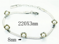 HY Wholesale Bracelets 316L Stainless Steel Jewelry Bracelets-HY59B1081MZ
