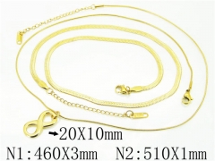 HY Wholesale Necklaces Stainless Steel 316L Jewelry Necklaces-HY59N0128HGG