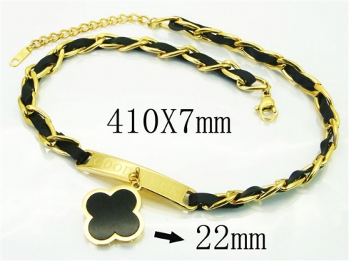 HY Wholesale Necklaces Stainless Steel 316L Jewelry Necklaces-HY32N0626HJD