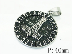 HY Wholesale Pendant 316L Stainless Steel Jewelry Pendant-HY13P1807PS