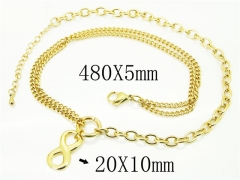 HY Wholesale Necklaces Stainless Steel 316L Jewelry Necklaces-HY59N0068OLW
