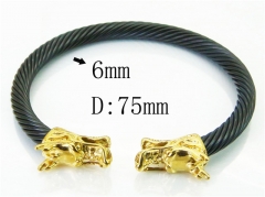 HY Wholesale Bangles Stainless Steel 316L Fashion Bangle-HY38B0753HOE