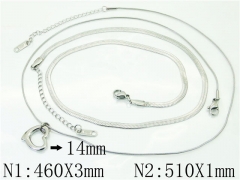 HY Wholesale Necklaces Stainless Steel 316L Jewelry Necklaces-HY59N0078OW