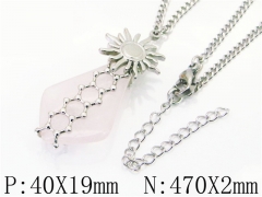 HY Wholesale Necklaces Stainless Steel 316L Jewelry Necklaces-HY92N0390HJB