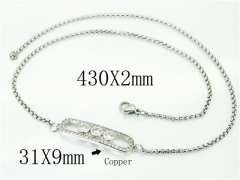 HY Wholesale Necklaces Stainless Steel 316L Jewelry Necklaces-HY62N0459NQ