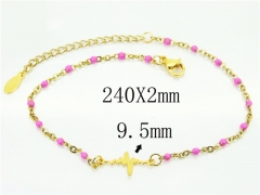HY Wholesale Stainless Steel 316L Anklet Jewelry-HY81B0709KU