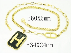 HY Wholesale Necklaces Stainless Steel 316L Jewelry Necklaces-HY32N0595HIW