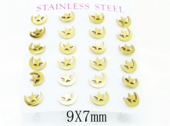 HY Wholesale Earrings 316L Stainless Steel Fashion Jewelry Earrings-HY56E0165HIX