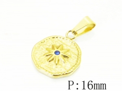HY Wholesale Pendant 316L Stainless Steel Jewelry Pendant-HY12P1376JLD