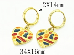 HY Wholesale Earrings 316L Stainless Steel Fashion Jewelry Earrings-HY25E0724HDD