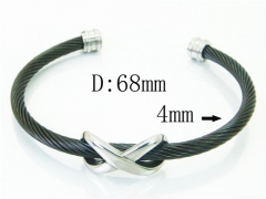HY Wholesale Bangles Stainless Steel 316L Fashion Bangle-HY38B0729HLS