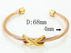 HY Wholesale Bangles Stainless Steel 316L Fashion Bangle-HY38B0732HND