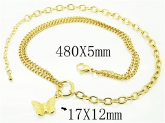 HY Wholesale Necklaces Stainless Steel 316L Jewelry Necklaces-HY59N0072OLD