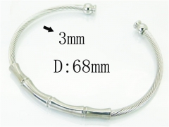 HY Wholesale Bangles Stainless Steel 316L Fashion Bangle-HY38B0647HID