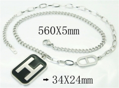 HY Wholesale Necklaces Stainless Steel 316L Jewelry Necklaces-HY32N0594HZL