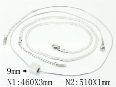 HY Wholesale Necklaces Stainless Steel 316L Jewelry Necklaces-HY59N0108OG