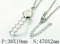 HY Wholesale Necklaces Stainless Steel 316L Jewelry Necklaces-HY92N0402HJS