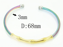HY Wholesale Bangles Stainless Steel 316L Fashion Bangle-HY38B0655HKF