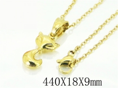 HY Wholesale Necklaces Stainless Steel 316L Jewelry Necklaces-HY64N0140MZ