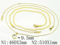 HY Wholesale Necklaces Stainless Steel 316L Jewelry Necklaces-HY59N0141HUU