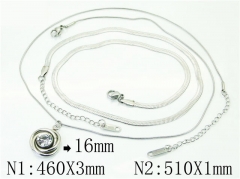 HY Wholesale Necklaces Stainless Steel 316L Jewelry Necklaces-HY59N0093OA