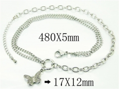 HY Wholesale Necklaces Stainless Steel 316L Jewelry Necklaces-HY59N0052NV