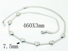 HY Wholesale Necklaces Stainless Steel 316L Jewelry Necklaces-HY59N0119NLD