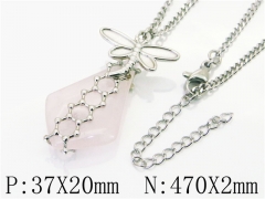 HY Wholesale Necklaces Stainless Steel 316L Jewelry Necklaces-HY92N0387HJX