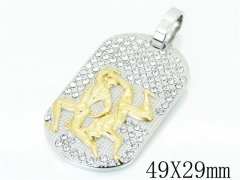 HY Wholesale Pendant 316L Stainless Steel Jewelry Pendant-HY13P1778HJQ