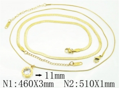 HY Wholesale Necklaces Stainless Steel 316L Jewelry Necklaces-HY59N0136HFF