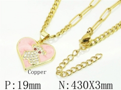 HY Wholesale Necklaces Stainless Steel 316L Jewelry Necklaces-HY62N0468HIE