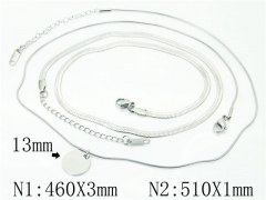 HY Wholesale Necklaces Stainless Steel 316L Jewelry Necklaces-HY59N0106OC