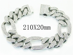 HY Wholesale Bracelets 316L Stainless Steel Jewelry Bracelets-HY13B0005LO