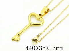 HY Wholesale Necklaces Stainless Steel 316L Jewelry Necklaces-HY64N0137MR
