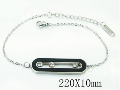 HY Wholesale Bracelets 316L Stainless Steel Jewelry Bracelets-HY80B1322NV