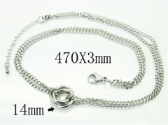 HY Wholesale Necklaces Stainless Steel 316L Jewelry Necklaces-HY59N0054NW
