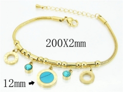 HY Wholesale Bracelets 316L Stainless Steel Jewelry Bracelets-HY32B0437H15