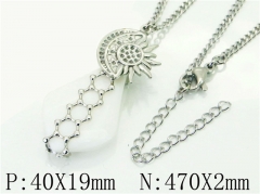 HY Wholesale Necklaces Stainless Steel 316L Jewelry Necklaces-HY92N0401HJR