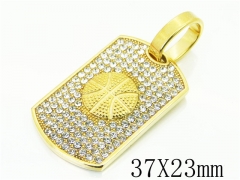 HY Wholesale Pendant 316L Stainless Steel Jewelry Pendant-HY13P1870HIL