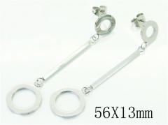 HY Wholesale Earrings 316L Stainless Steel Fashion Jewelry Earrings-HY80E0568KD