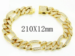 HY Wholesale Bracelets 316L Stainless Steel Jewelry Bracelets-HY13B0002L9