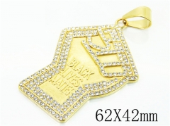 HY Wholesale Pendant 316L Stainless Steel Jewelry Pendant-HY13P1880HMS