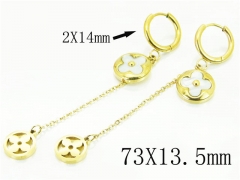 HY Wholesale Earrings 316L Stainless Steel Fashion Jewelry Earrings-HY32E0187PW