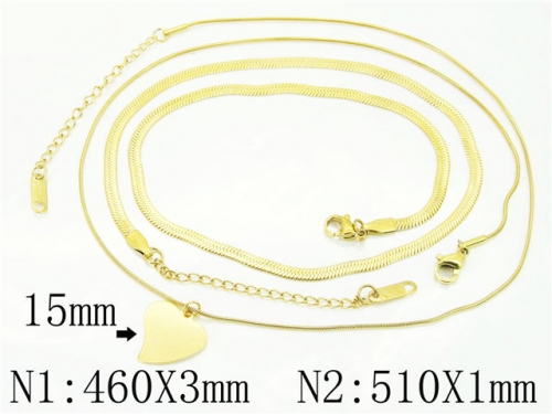 HY Wholesale Necklaces Stainless Steel 316L Jewelry Necklaces-HY59N0164HER
