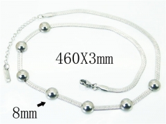 HY Wholesale Necklaces Stainless Steel 316L Jewelry Necklaces-HY59N0118NLF