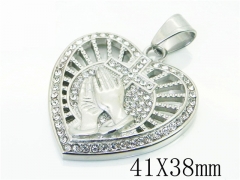 HY Wholesale Pendant 316L Stainless Steel Jewelry Pendant-HY13P1855HHZ