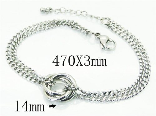 HY Wholesale Bracelets 316L Stainless Steel Jewelry Bracelets-HY59B1056MF