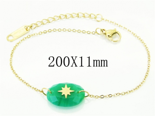 HY Wholesale Bracelets 316L Stainless Steel Jewelry Bracelets-HY52B0055HIC